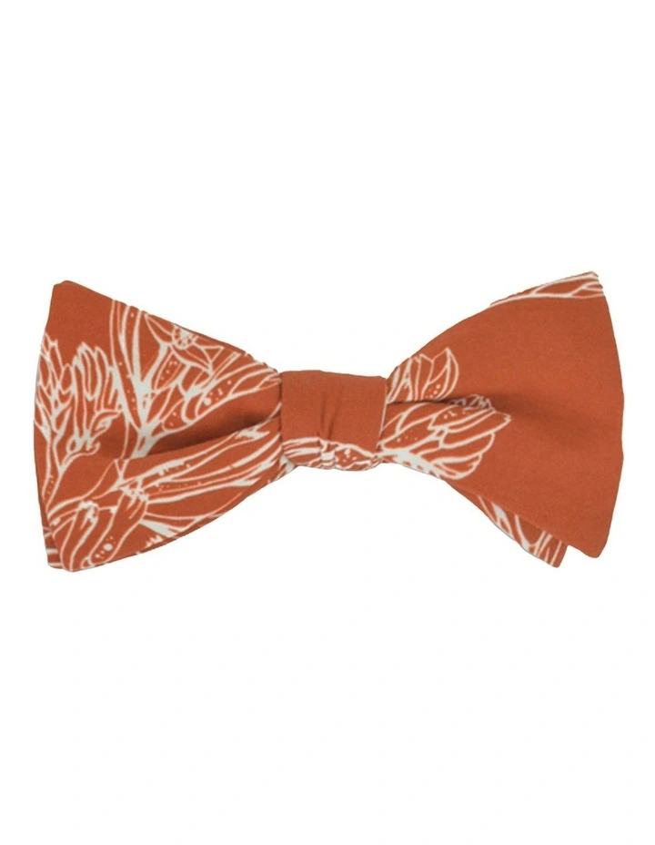 Kangaroo Paw Tie Gift Set in Orange