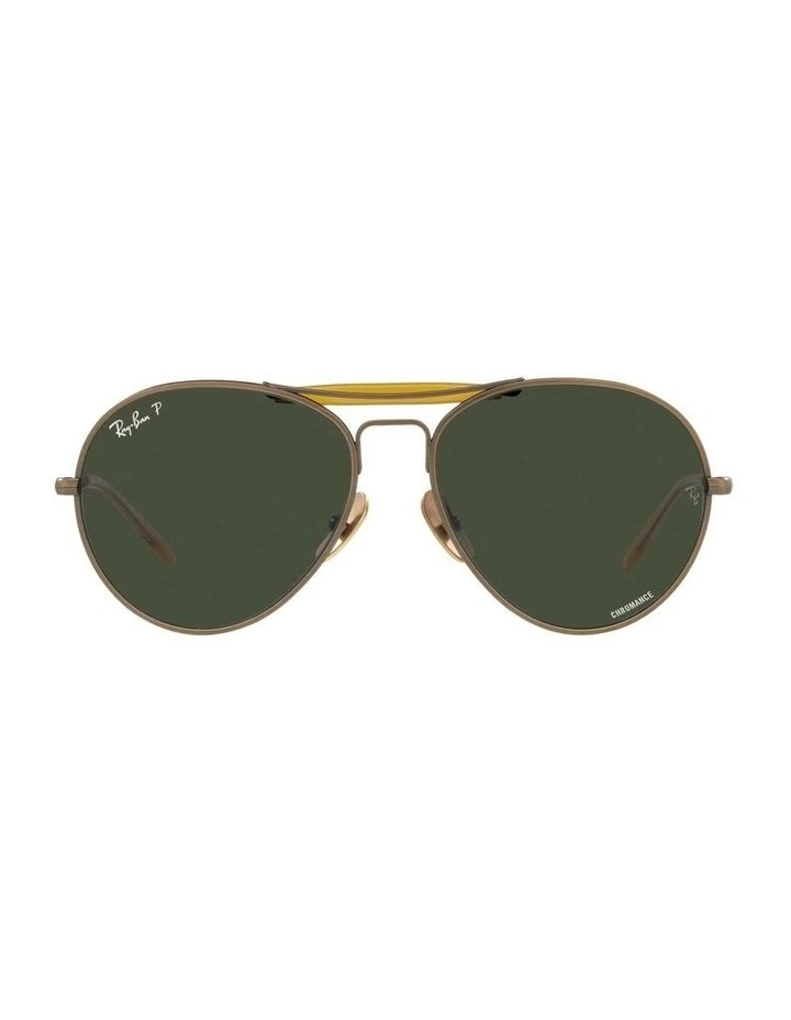 RB8063 Titanium Black Polarised Sunglasses