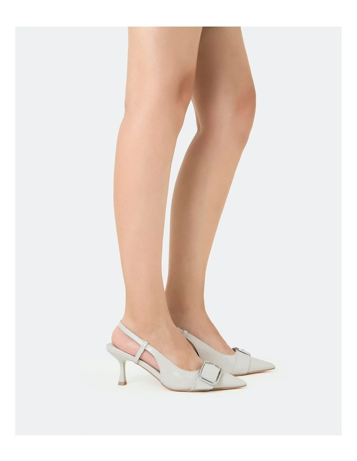 Isera Heels in Porcelain Patent