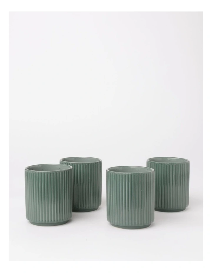 Dexter Latte Cup Set of 4 in Green