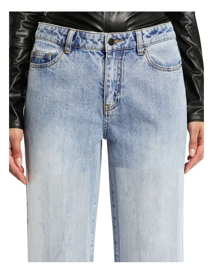 High Times Denim Jean in Indigo/ Sequin