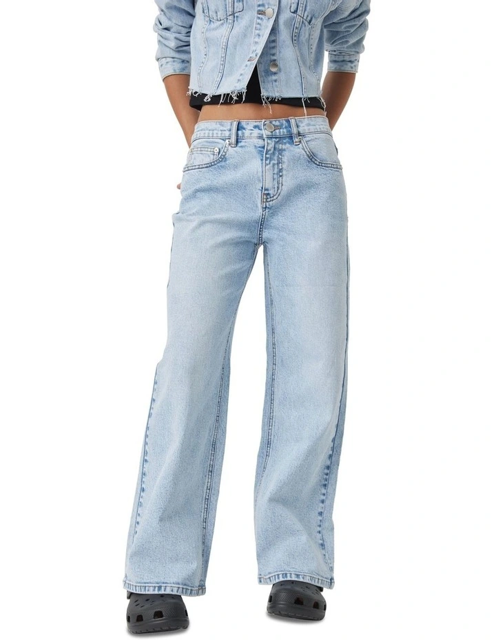 Gigi Baggy Fit Jean in Byron Blue