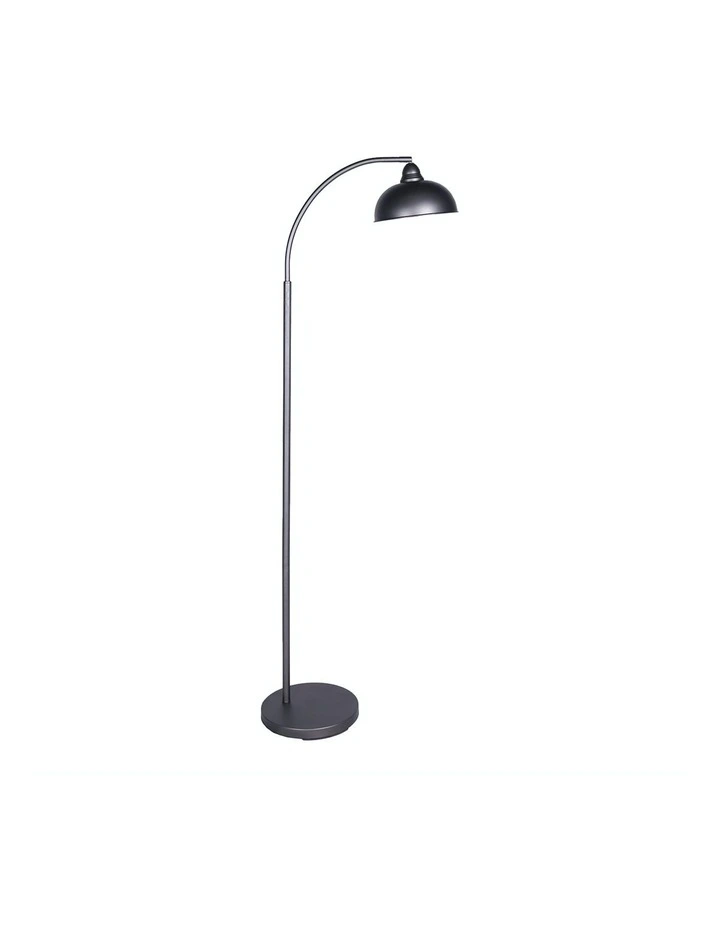 Chic Industrial Adjustable Angle Floor Lamp Dark Grey