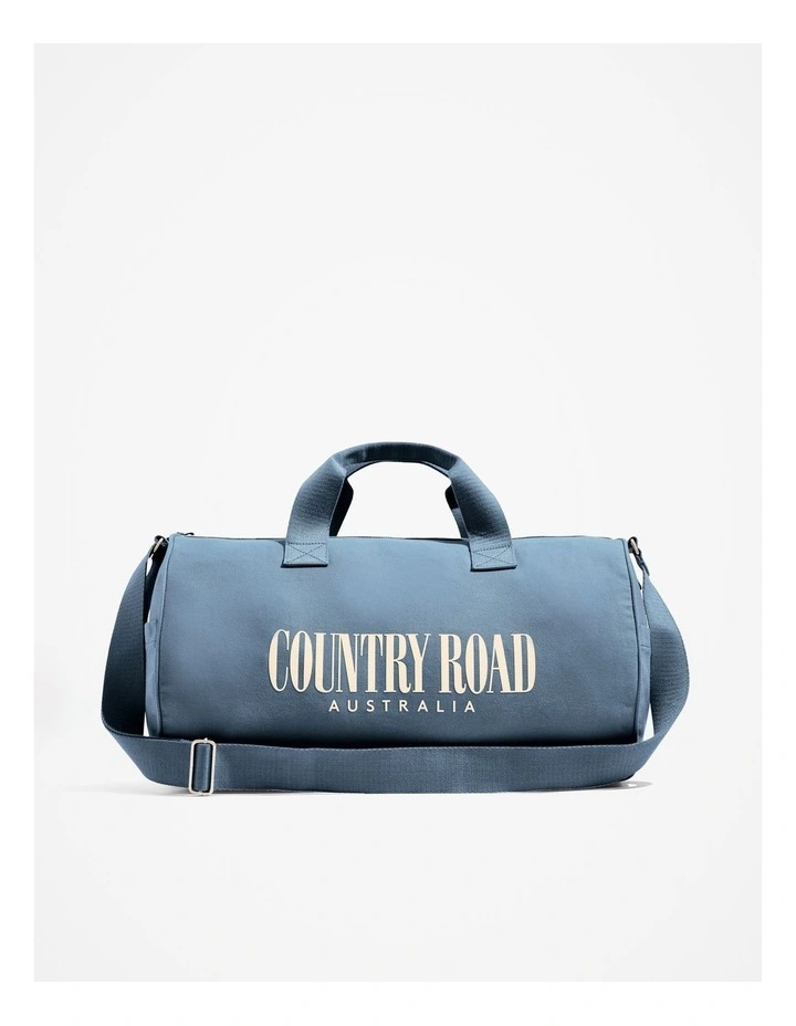Organically Grown Cotton Heritage Duffle Bag in Steel