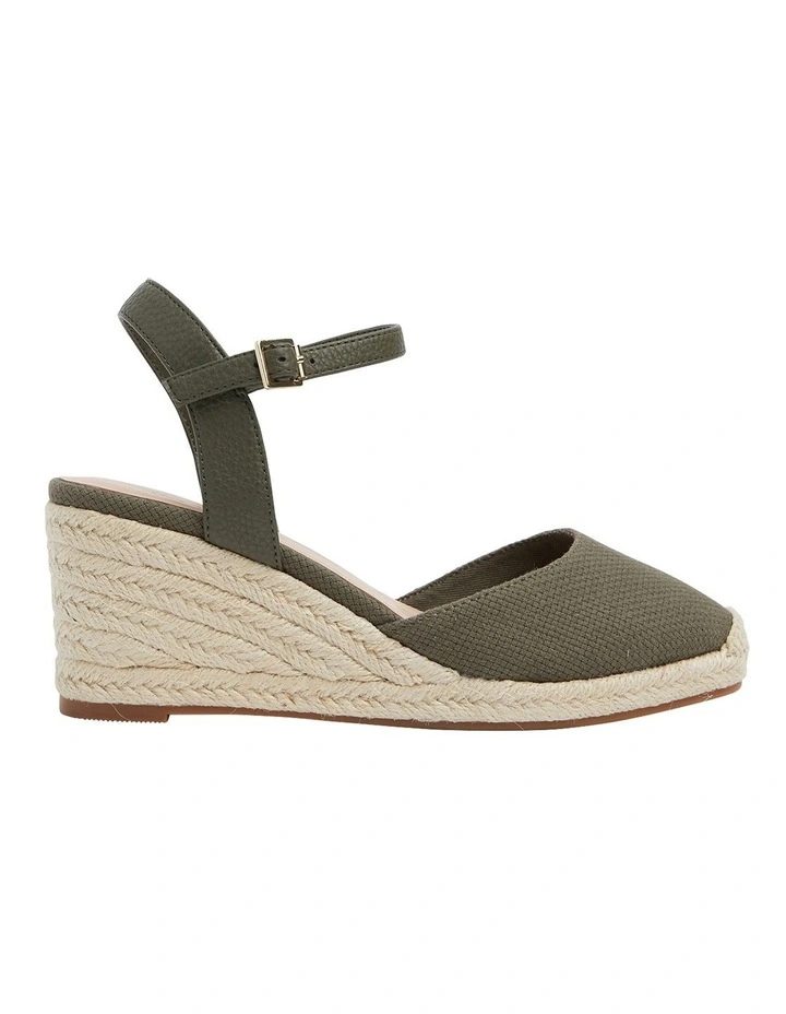 Santos Khaki Fabric Sandals