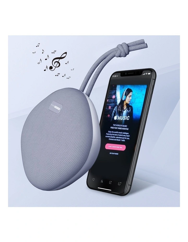 Waterproof Bluetooth Speaker Silver 10003444