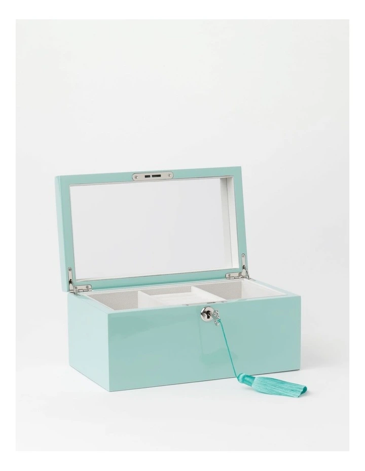 High Gloss Tassel Key Mint Jewellery Box