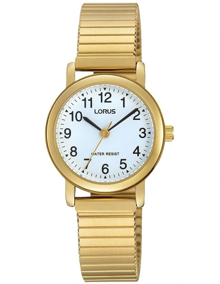 Dress Stainless Steel Watch in Gold