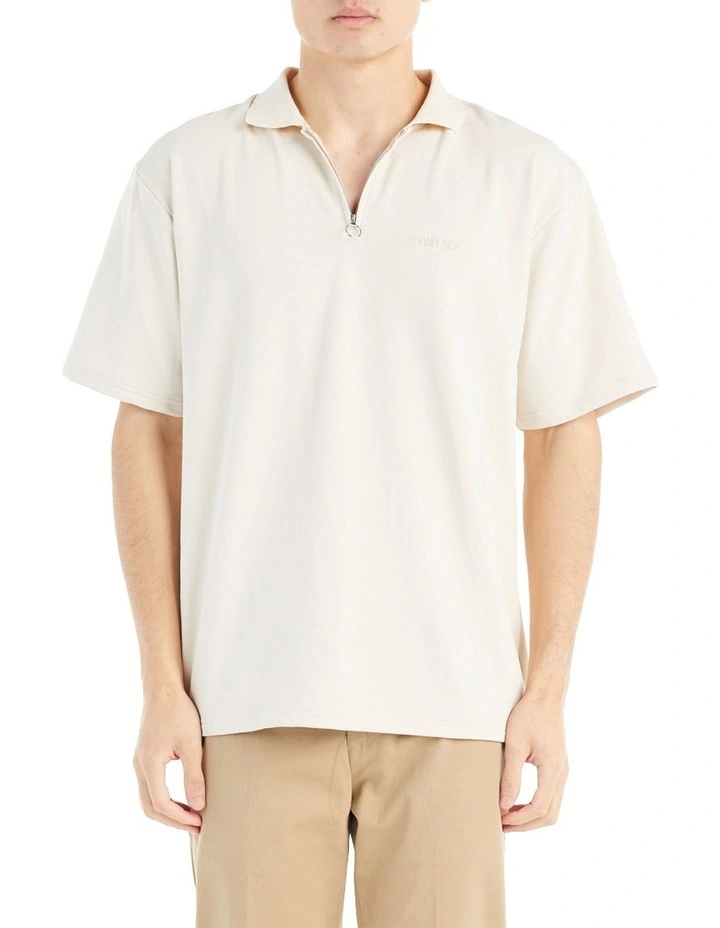 Haven Polo Shirt in Bone