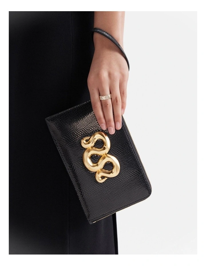 Sin Small Pouch in Black