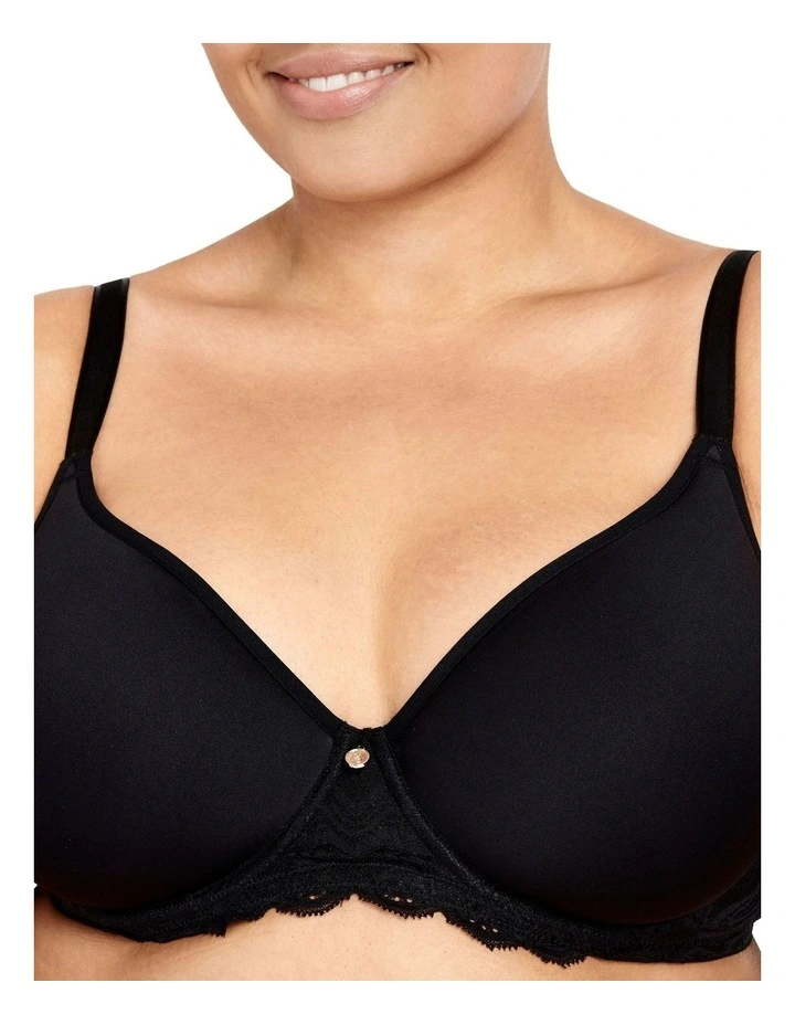 Lift and Shape T-shirt Spacer Bra in Black