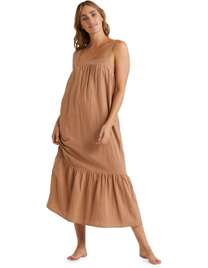 Sun Chasers Maxi Dress in Cocoa