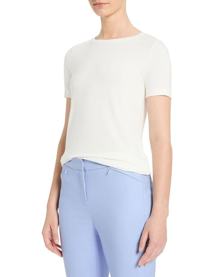 Betsy Bamboo Tee in White