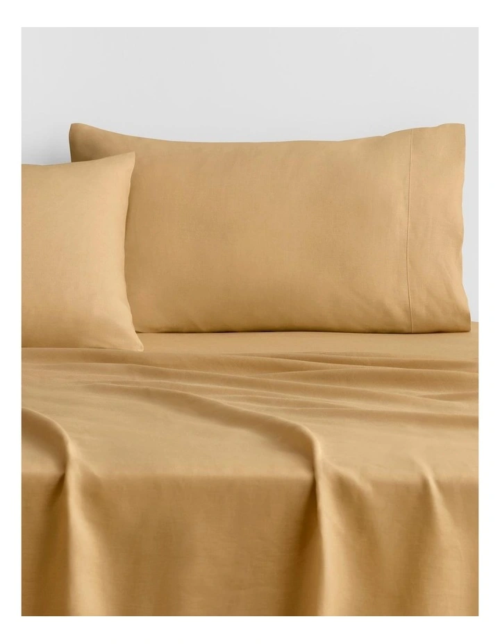 Abbotson Flat Sheet in Ochre
