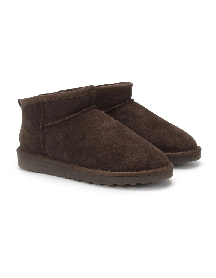 Women Sheepsk Classic Ultra Mini UGG Boot Chocolate