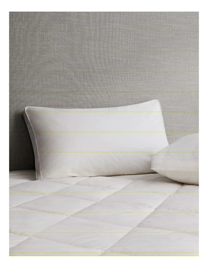 Ultracool Cotton Pillow Protector in White