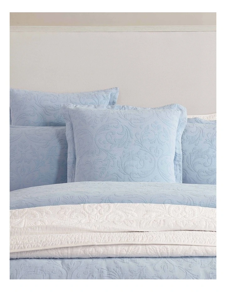 Marbella Quilt Cover Set in Blue
