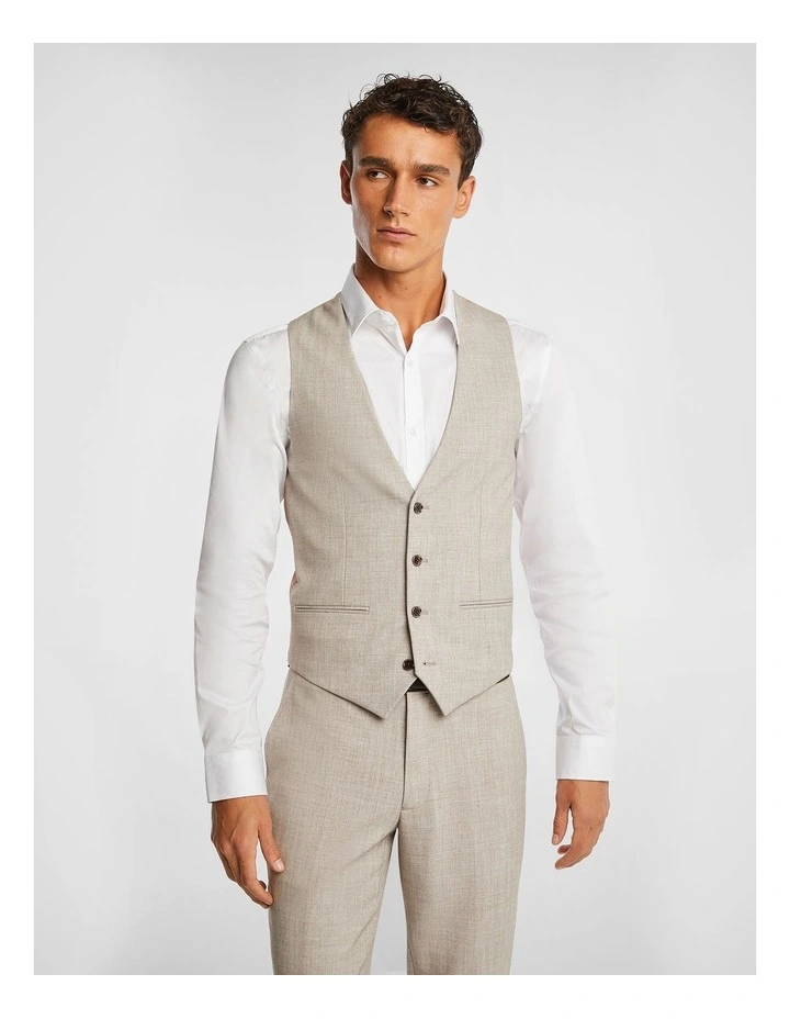 Maverick Waistcoat in Latte