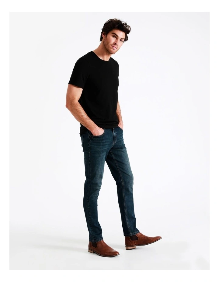 Kristian Slim Tapered Jean Size 34 Leg Length in Midnight