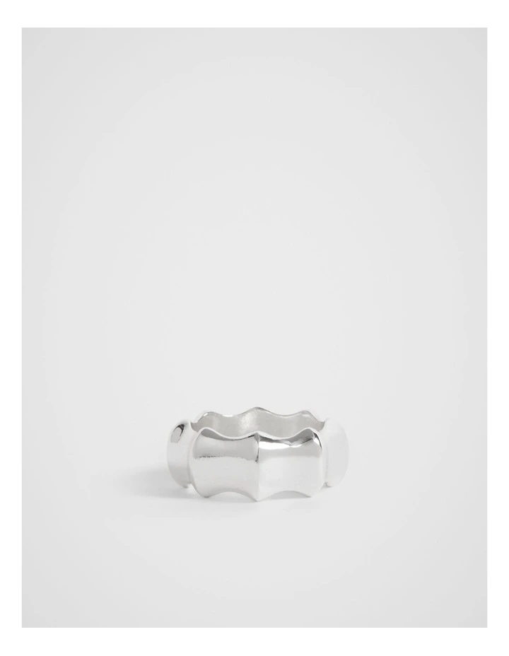 Angular Ring in Silver