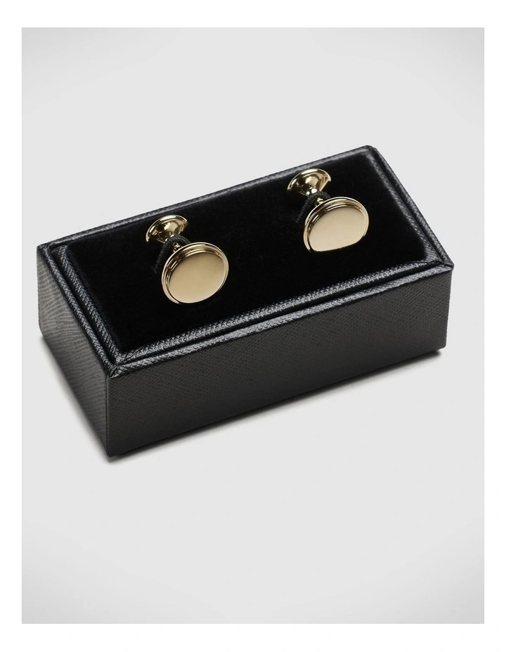 Champagne Glass Shaped Cufflinks in Gold