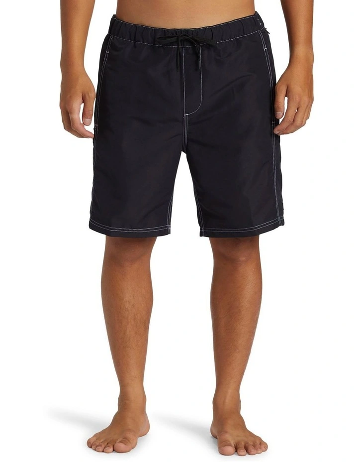 Saturn Drainer 18.5" Amphibian Boardshorts in Black