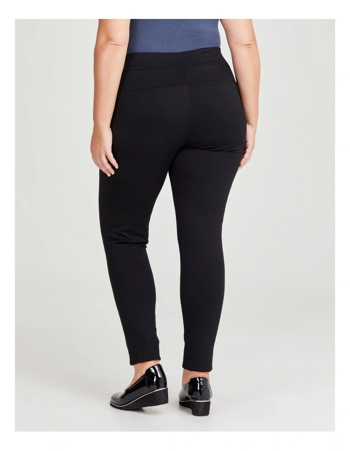 Tall Ponte Fundamental Pant in Black