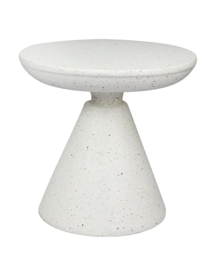 Modern Terrazzo Side Coffee Tables 51cm in Beige
