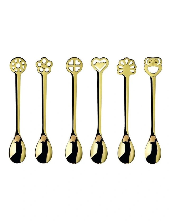 Lucky Charm Moka Spoons Gold