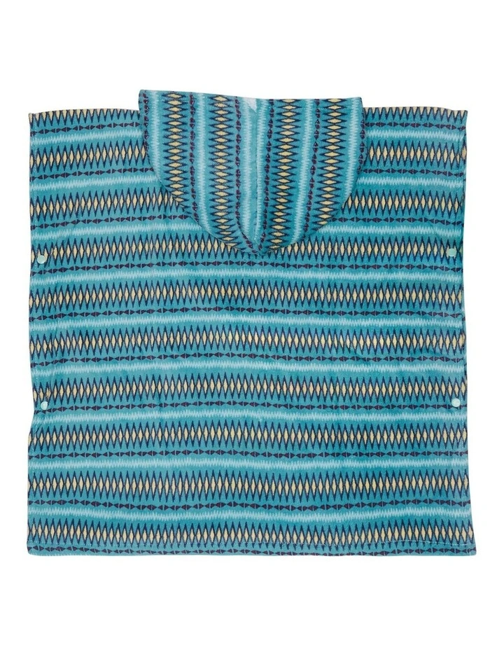 Hooded Beach Towel in Marine Blue