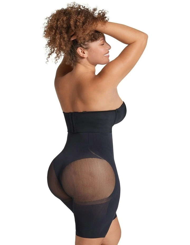 SmartShape Extra-High Waist Thigh And Tummy Control Short in Black