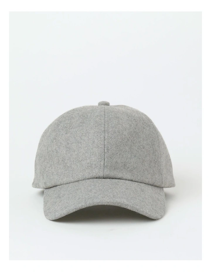 Brushed Cap in Grey
