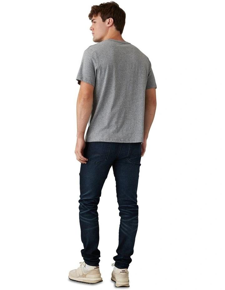 AirFlex Ultrasoft Athletic Skinny Jean in Blue/Black