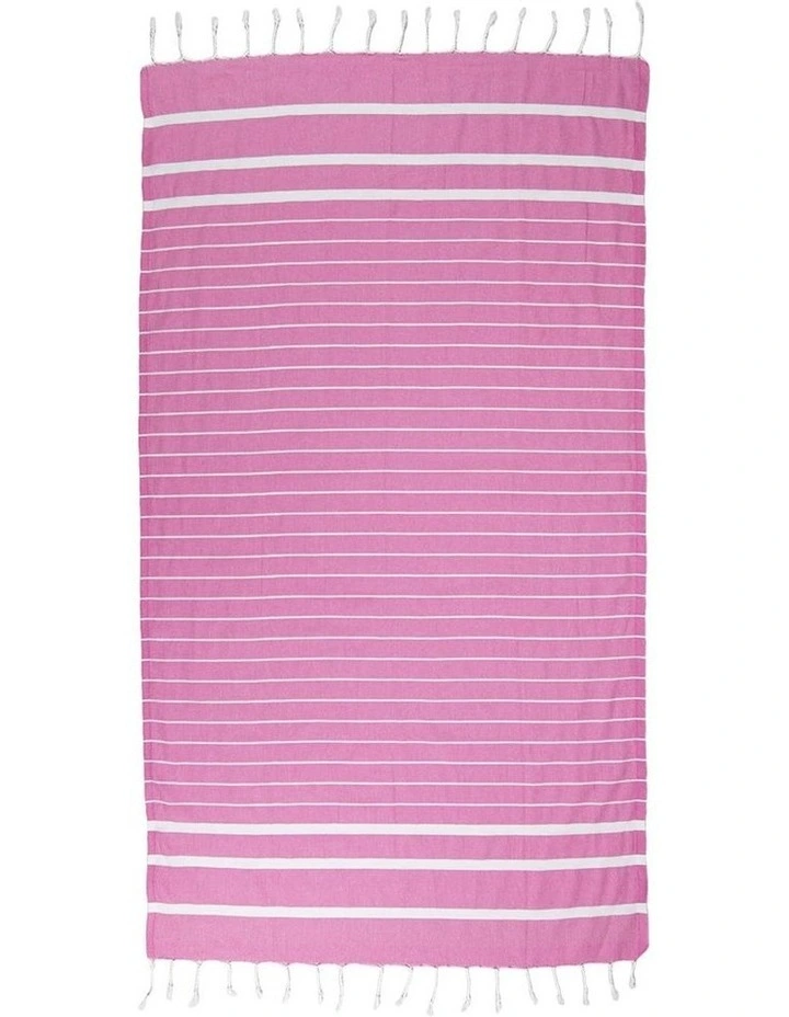 Thin Turkish Towel in Light Pink