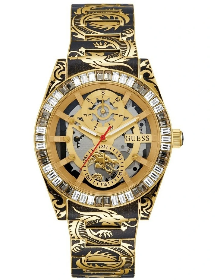 Dragon Stainless Steel Watch in 2 Tone