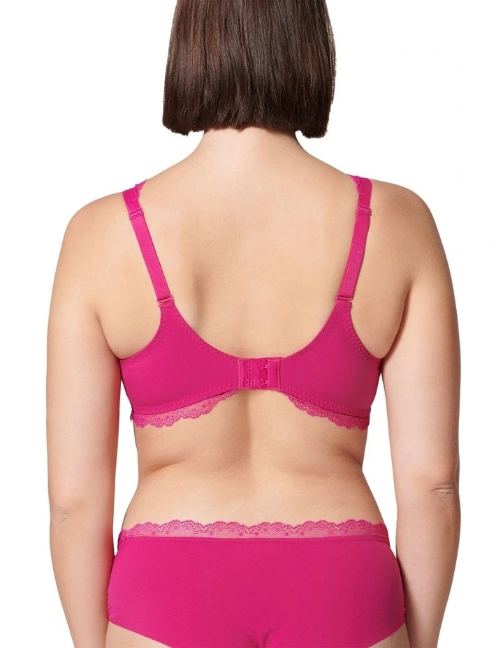 Canopee Square Neck Full Cup Bra in Pink
