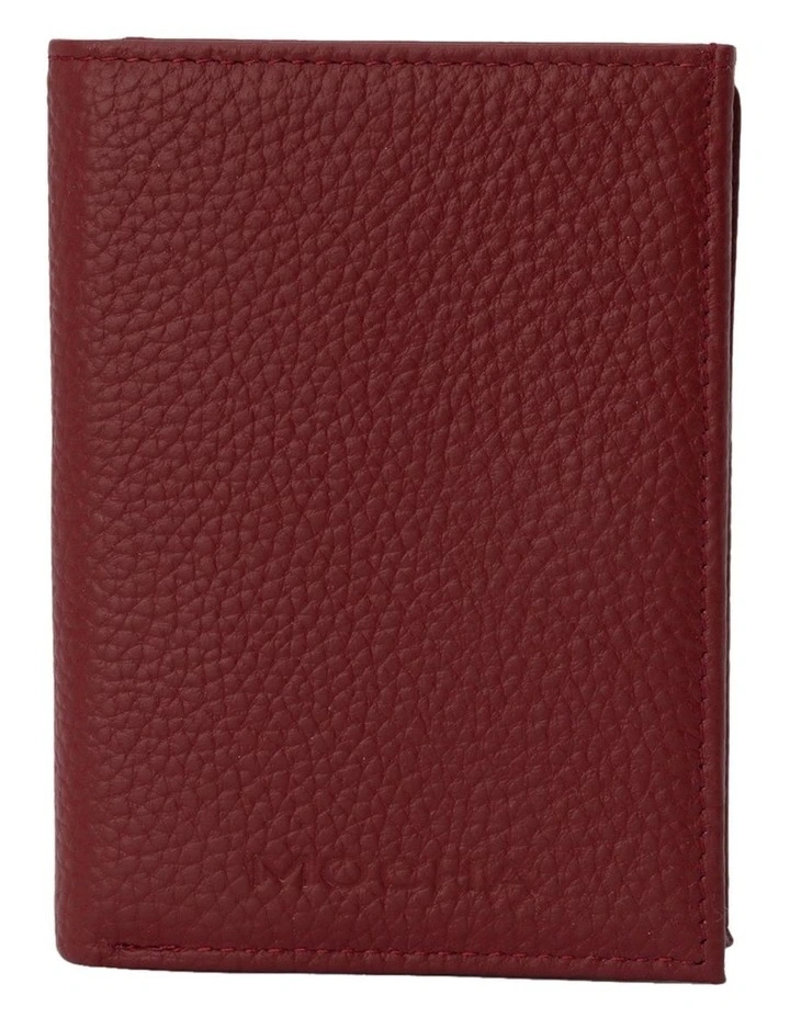 Mia Leather Wallet in Red