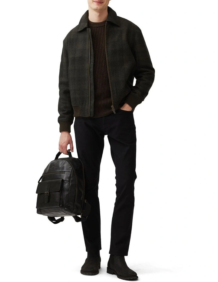Mackinder Knit Sweater in Black Sand