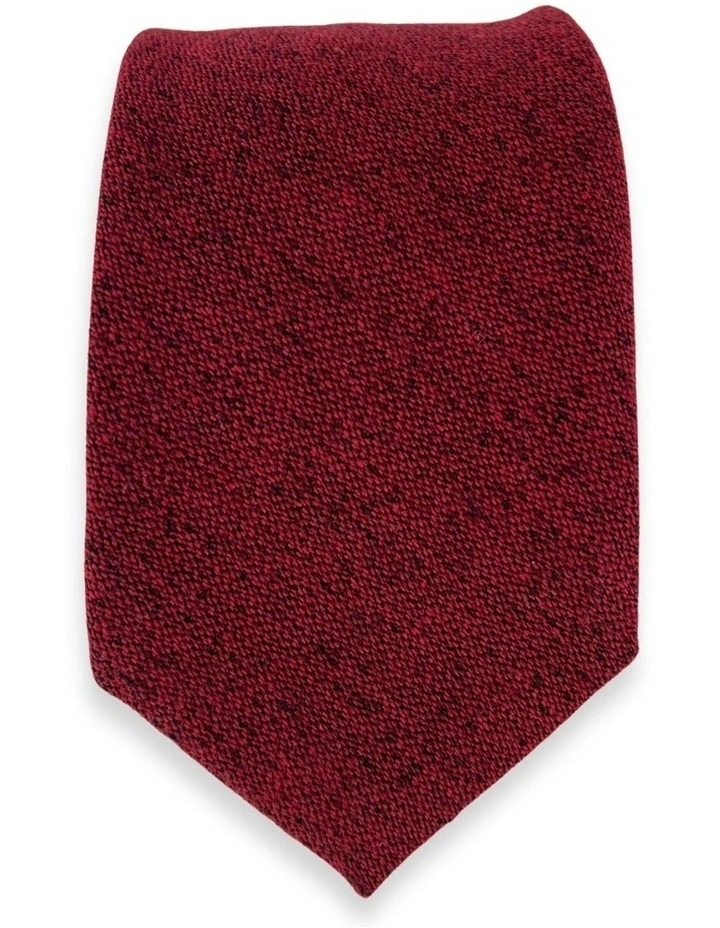 Crotone Plain Tie in Red