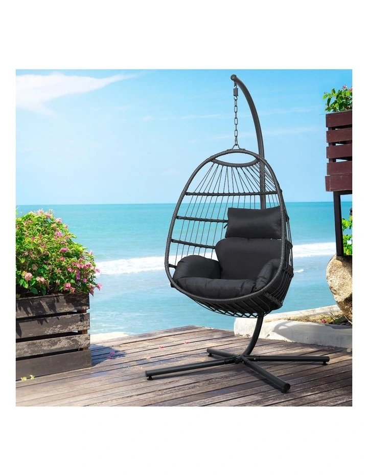 Hanging Pod Chair in Grey