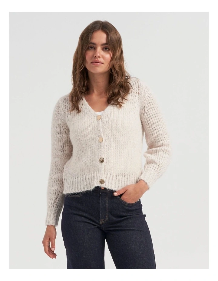 Minni Life Cardigan in Beige