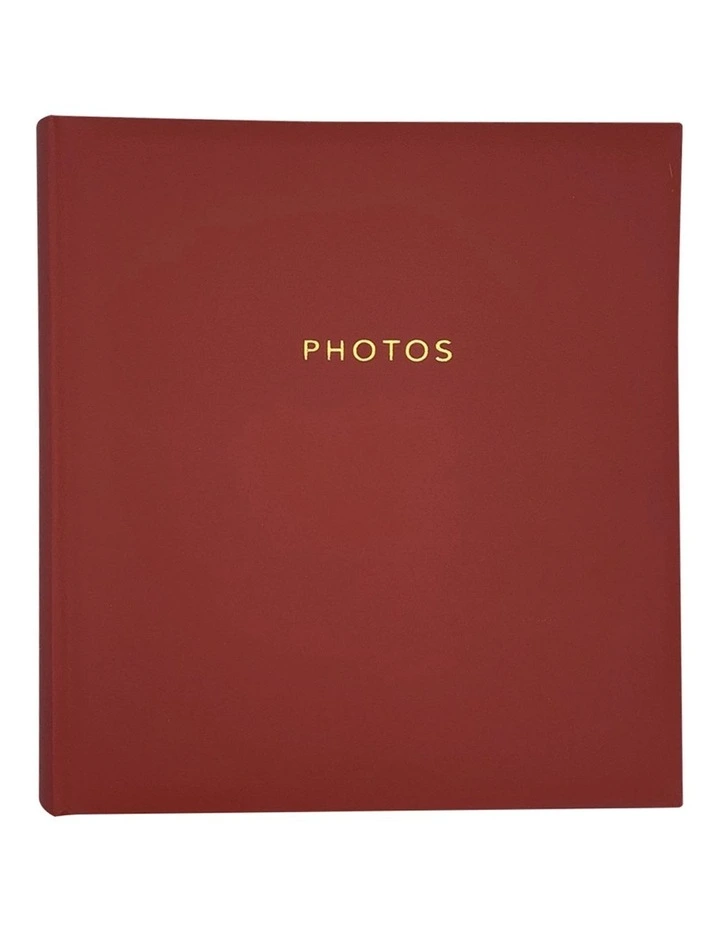 Photo Album Slip-in 4x6 500 Photo in Red