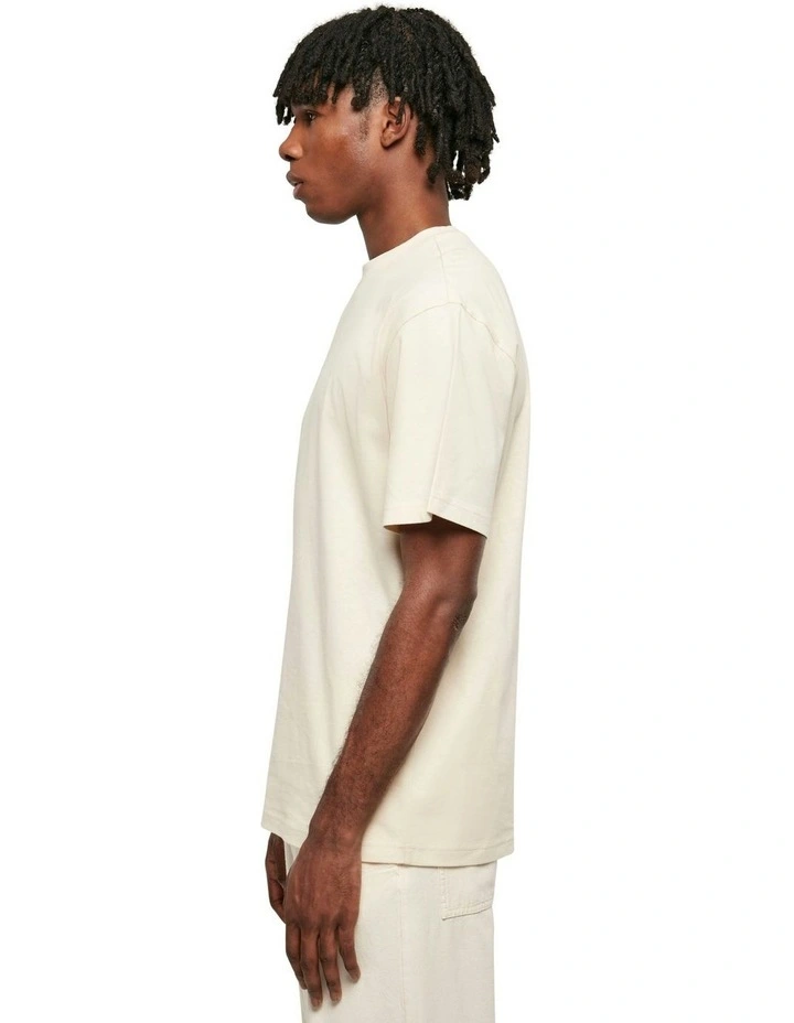 Tall Tee in White Sand