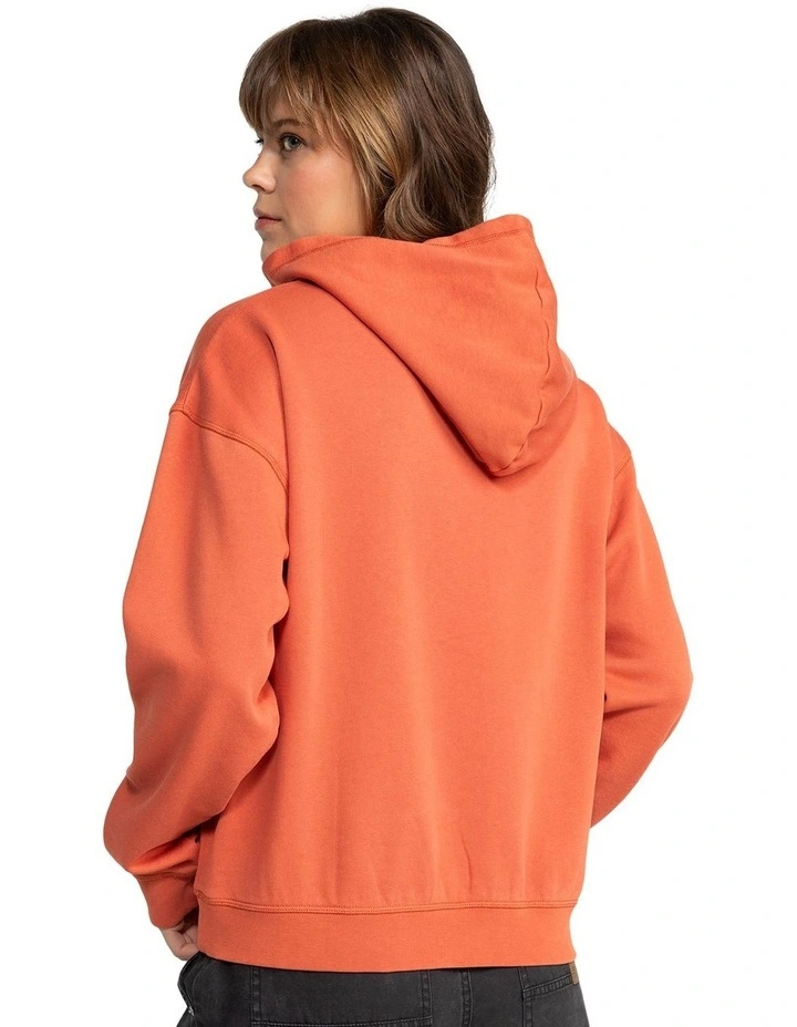 Take The Wave Pullover Hoodie in Apricot Brandy