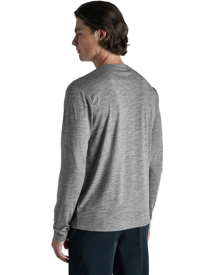 Merino Long Sleeve Tee in Grey