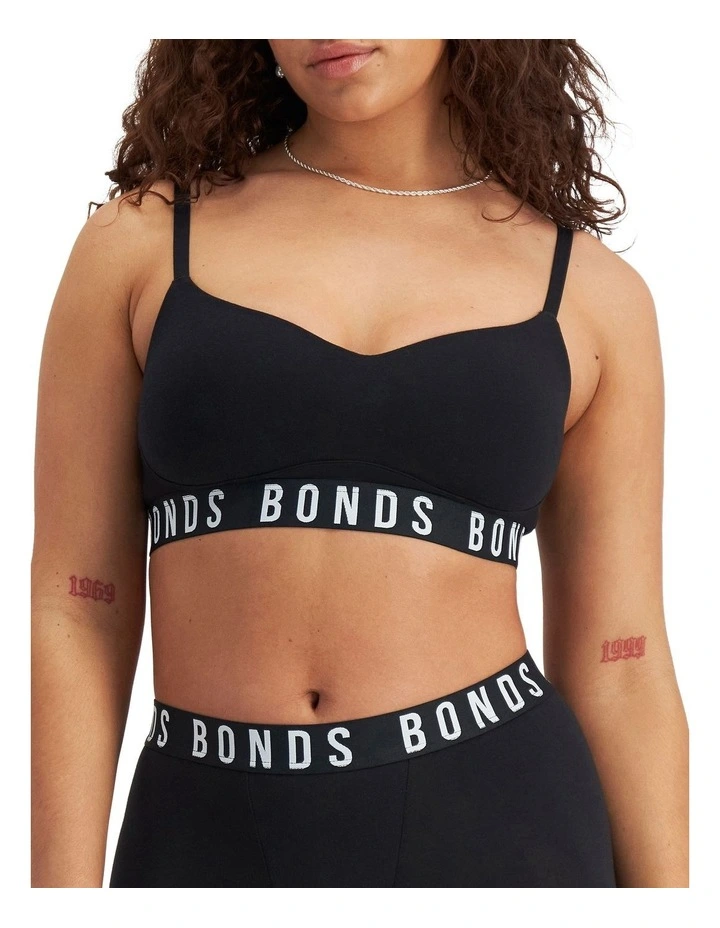 Icons Wirefree Bra in Black