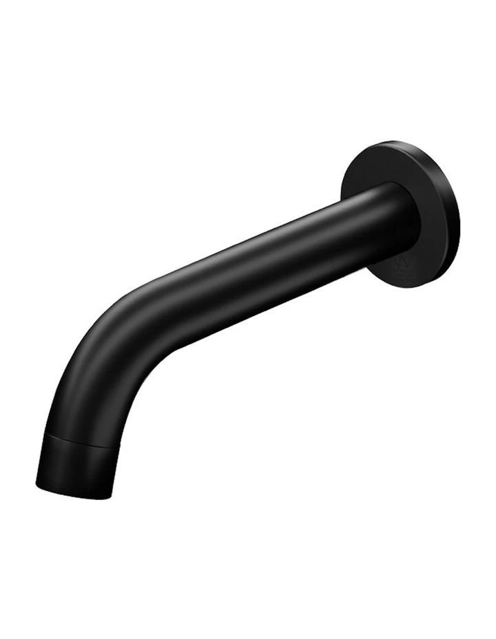 Wall Mounted Bathroom Spout in Matte Black
