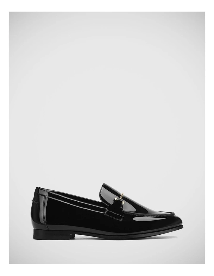 Angeles Patent Leather Loafer in Black