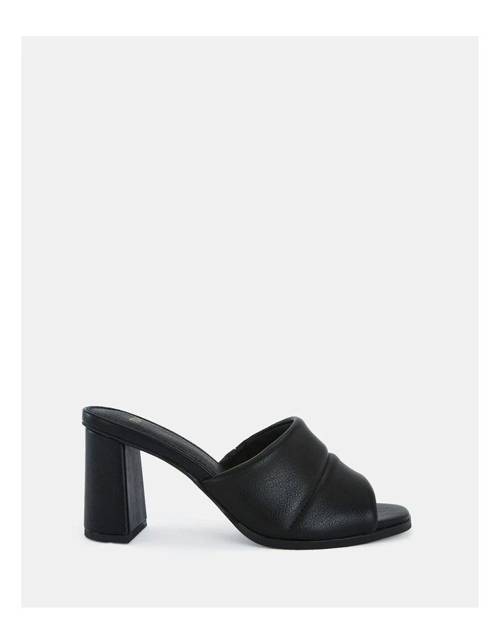 Frosty Mule Heels in Black