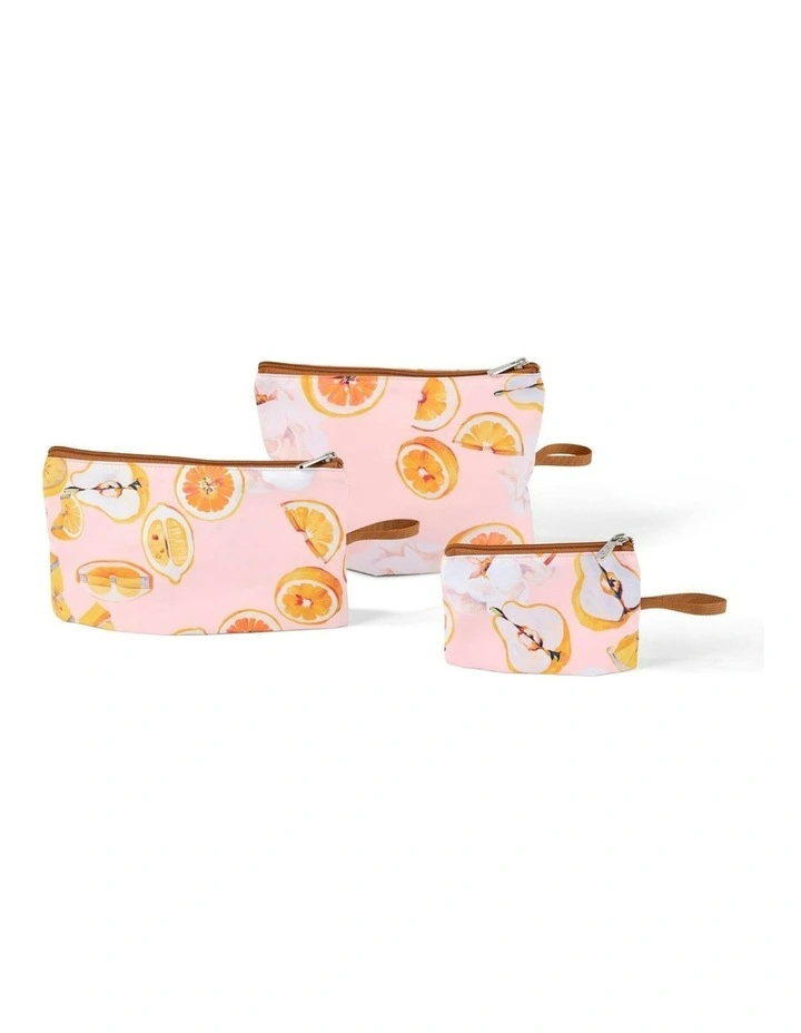 Packing Pouch Trio in Tutti Frutti